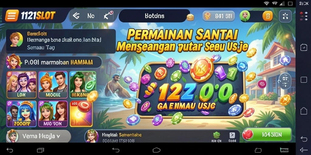 Tampilan menakjubkan dari gameplay 1121SLOT yang mengasyikkan.