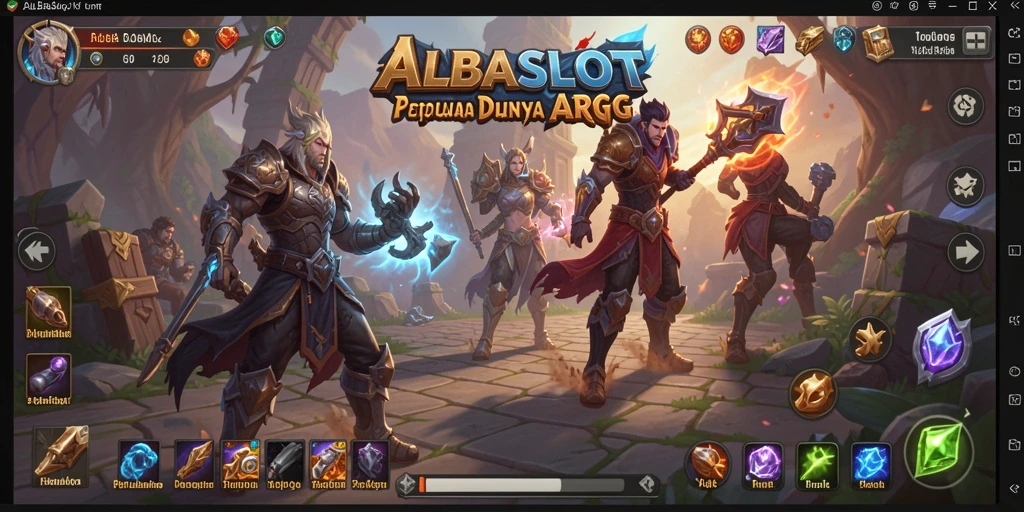 Gameplay menakjubkan dan pertarungan epik di ALBASLOT.