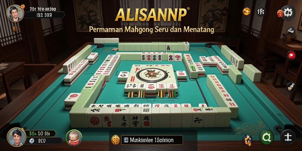 Screenshot gameplay ALISANRP yang menampilkan aksi seru Mahjong.