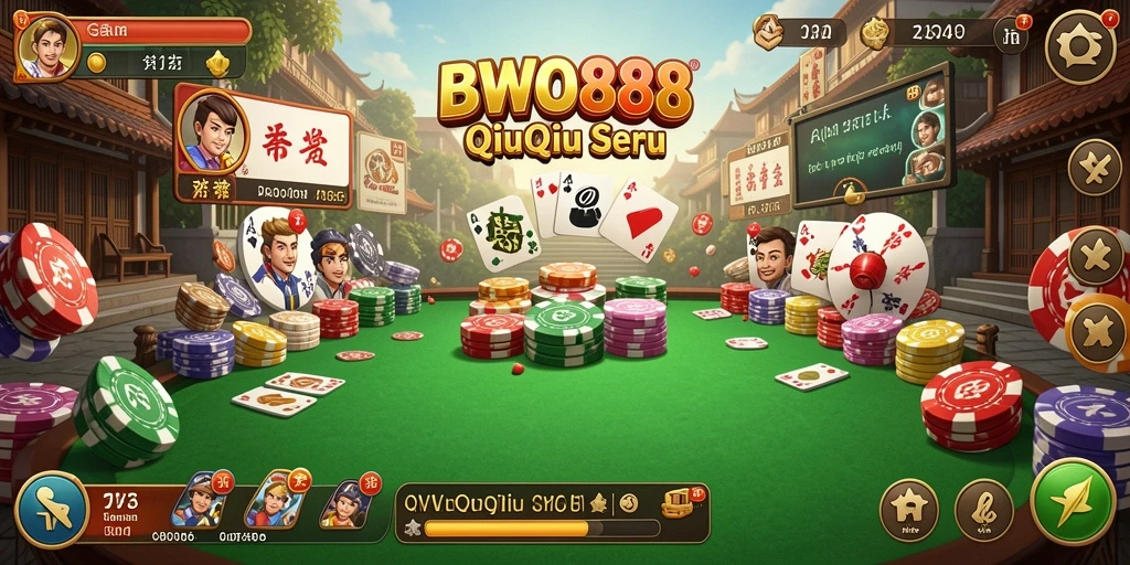Tampilan gameplay QiuQiu yang seru dan menantang di BWO888.