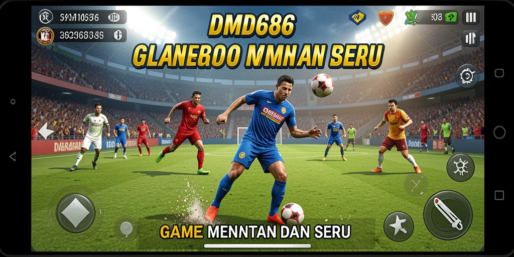 Gameplay menarik dari DMD686 dengan berbagai mode olahraga.
