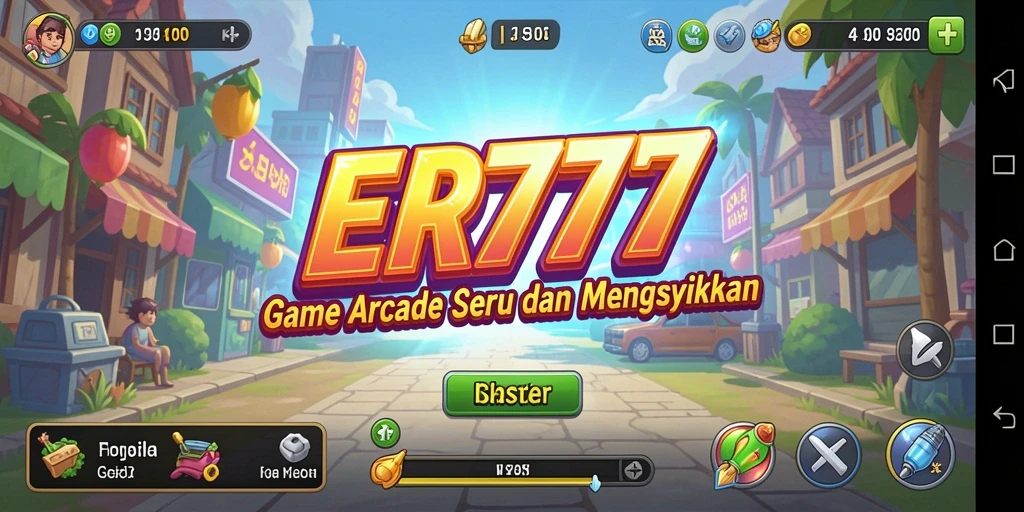 Tampilan gameplay seru dalam ER777 dengan tantangan yang menantang.