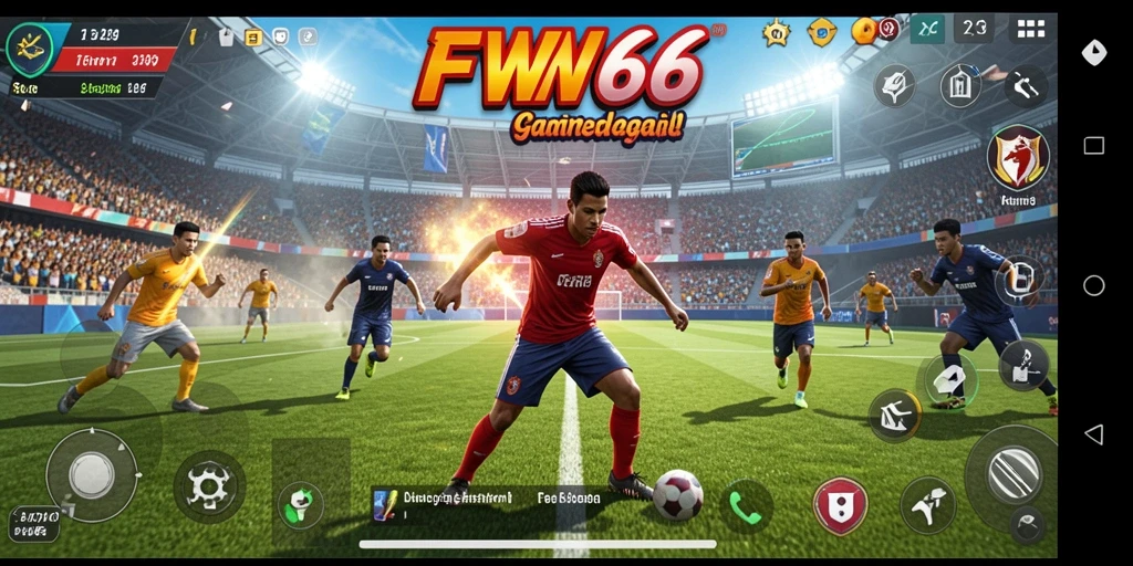 Tampilan gameplay menarik dari FW66 saat pertarungan olahraga berlangsung.