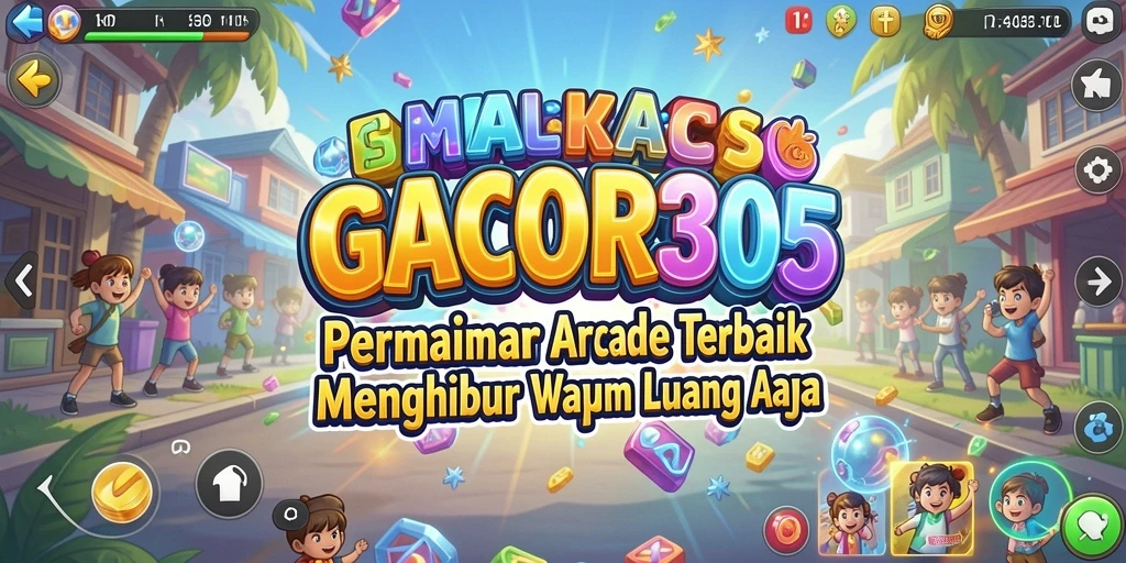 Tampilan gameplay seru dari GACOR305 yang penuh warna.