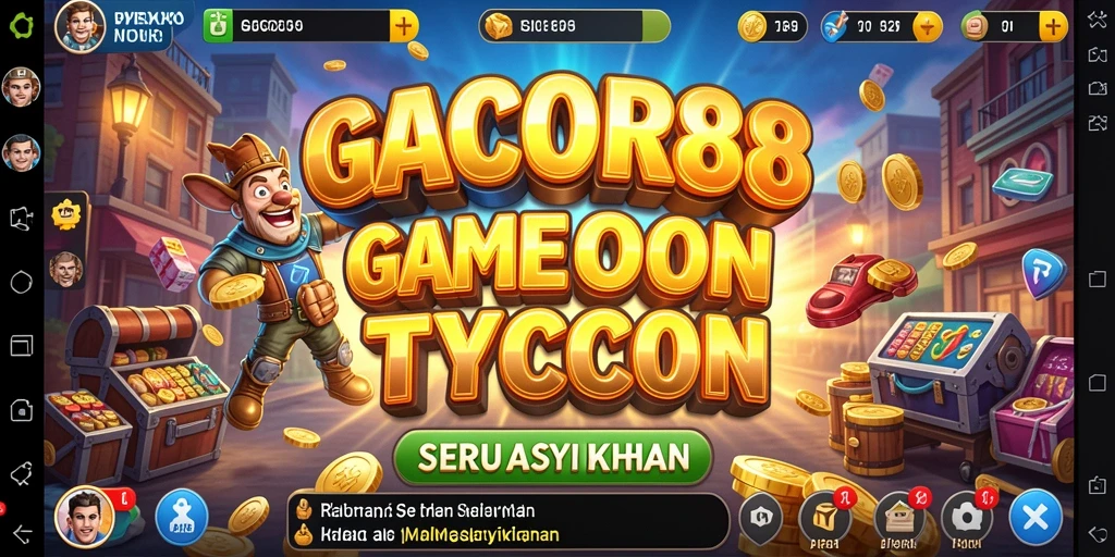 Screenshot utama GACOR88 menampilkan pengalaman gameplay Tycoon yang mendebarkan.
