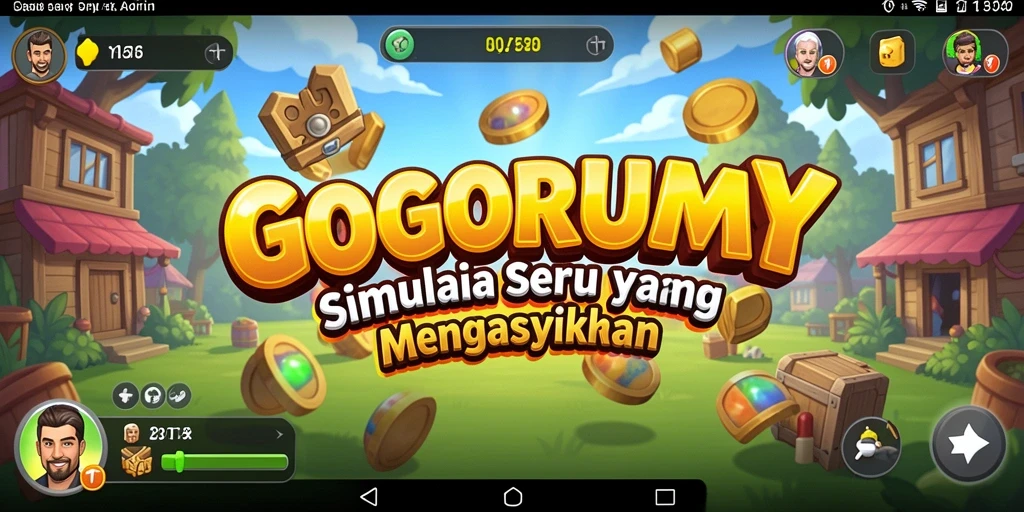 Tampilan gameplay GOGORUMMY yang menarik dan interaktif.