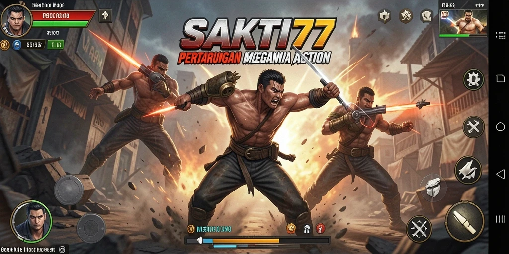 Gameplay Action seru dan mendebarkan dari SAKTI77.
