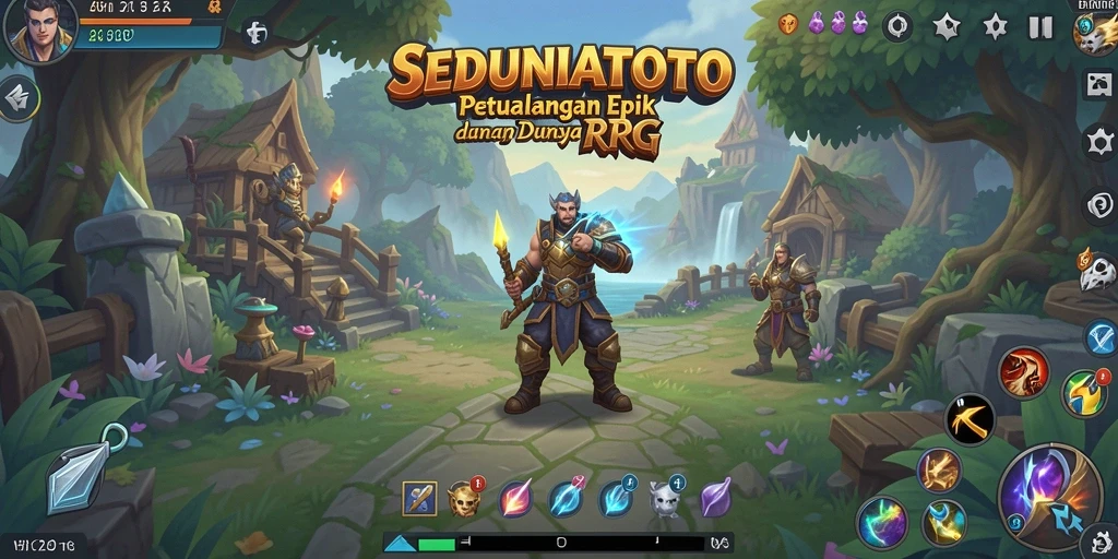 Tampilan menarik gameplay RPG SEDUNIATOTO yang penuh aksi.