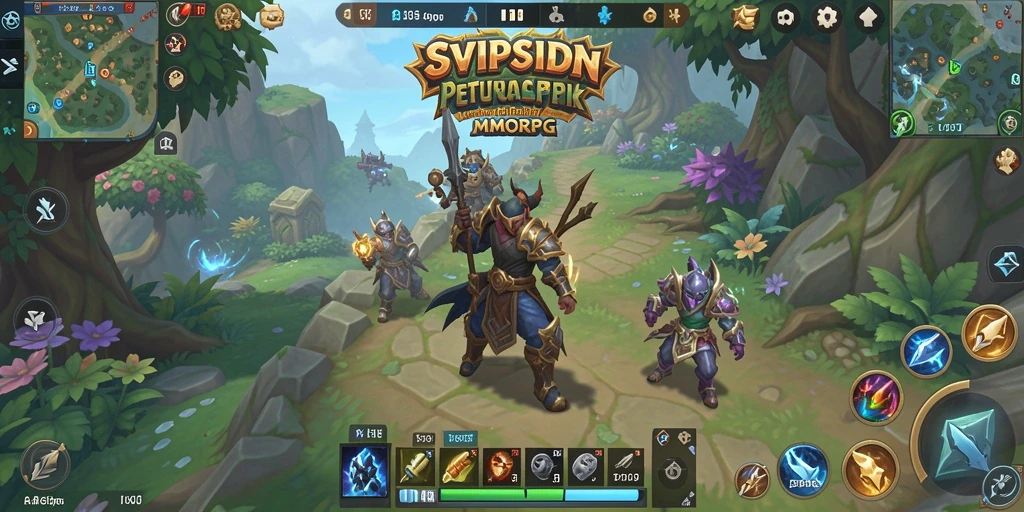 Tampilan gameplay SVIPSIDN yang menakjubkan dalam dunia MMORPG.