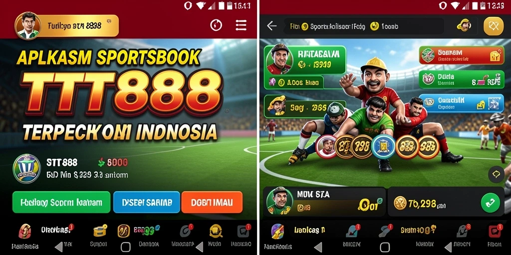 Screenshot utama TTT888 menampilkan antarmuka taruhan yang menarik.