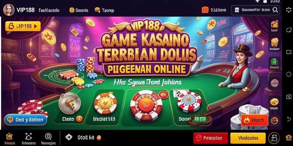 Screenshot gameplay VIP188 menampilkan aksi seru di meja kasino.